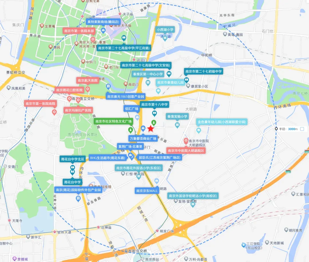 南京7宗宅地收金23.54亿元,北谷控股3.91亿落子秦淮区